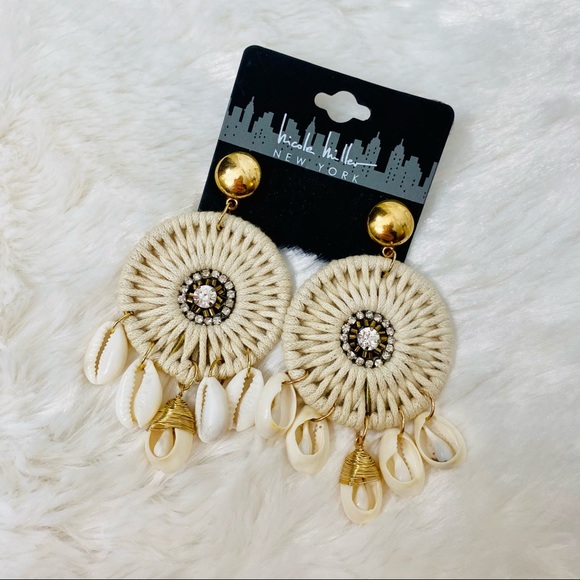Nicole Miller Jewelry - Host Pick! NWT Nicole Miller Cowrie Shell Earrings